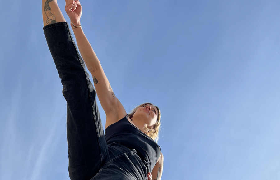 Herbstliches Flow Yoga in der Natur